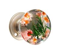 LLHCF Resin Orb Door Handle Multiple Theme Designs Art Work Strong Metal Base Smooth Grip for Home Office Decoration Artistic Door Knob with