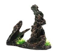 LLHCF Resin Rockery Terrariums Decoration Fishtanks Landscape Fishtanks Decorative Model Statue Office Table Ornament