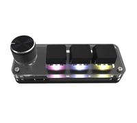 LLHCF RGB 3 Keys Programming Macro Knob Keyboard Copy Button Gaming Keypad Mechanical Keyboard