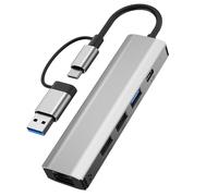 LLHCF RJ45 100mbps/1000mbps Ethernet Adapter With Type C USB3.0 USB2.0 Docking Station USB Expander For Internet Connection