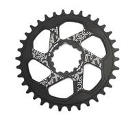 LLHCF Round Chainring 3mm Offset Direct Mount Mountain Bike Chainwheel 30T/32T/34T/36T/38T Narrow Wide Chainring Bike Sprocket Mountain Chainwheel