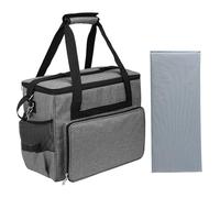 LLHCF Sewing Machine Carrying Case with Multiple Storage Pocket Sewing Machine Carrying Bag with Removable Shoulder Strap