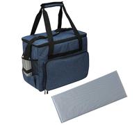 LLHCF Sewing Machine Carrying Case with Multiple Storage Pocket Sewing Machine Carrying Bag with Removable Shoulder Strap
