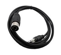 LLHCF Shielded Stereo DIN7P Cable DIN7Pin To 3.5mm Converters Wire For Studio Equipment Home Theater Systems Transmission