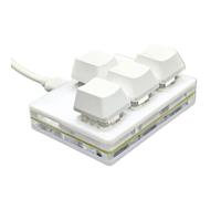 LLHCF Single-Hand Mechanical Keyboard 4 Key Gaming Keyboard Fully Programmable Keypad Hotswap Keypad For Game Editing