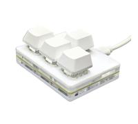LLHCF Single-Hand Mechanical Keyboard 4 Key Gaming Keyboard Fully Programmable Keypad Hotswap Keypad For Game Editing