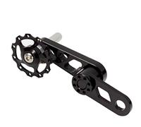 LLHCF Single Speed Converter Single Speed Chain Tensioner Aluminum Alloy Folding Bike Chain Stabilizer Bike Tensioner Converter Guide Adjuster Direct Mount Wheel Shifter Cable Stabilizer Rear Bolt