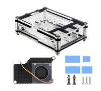 LLHCF Sleek Case Active Cooling Fan For RPI 5 Single Board Computers C