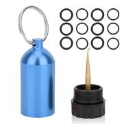 LLHCF Small Cylinder Storage Bottle With 12 Seal Rings Diving Cylinder Valves Sealing Rings Aluminum Alloy Diving Cylinder Tanks Diving Cylinder Valves Sealing Rings