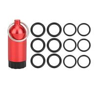 LLHCF Small Cylinder Storage Bottle With 12 Seal Rings Diving Cylinder Valves Sealing Rings Aluminum Alloy Diving Cylinder Tanks Diving Cylinder Valves Sealing Rings
