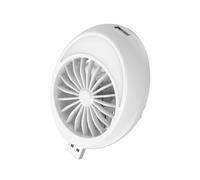 LLHCF Small USB Fan With Single Speed And USB Charging Port 5V1A Input