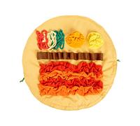 LLHCF Snuffle Dog Toy Stuffed Shaomai Treat Dispensing Toy Chew-Resistant Soft Chew Toy For Dogs Encouraging Foraging
