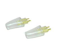 LLHCF Sound Cable Connectors Compatible For TH900 MKII TH600 TH909 Headphone Plug Sounds Connectors 4mm Hole MMCX Cable