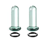 LLHCF Sturdy Glass Ear Stretching Set Plugs For Ears Gauges With Single Expander Jewelry For Body Piercing Enthusiasts Ear Jewelry