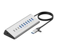 LLHCF Type C Hubs USB Hubs 7/10 Port USB3.0 Splitter USB Hubs Adapter Expansion Docking Station Adapter For PC/Phone/Laptop