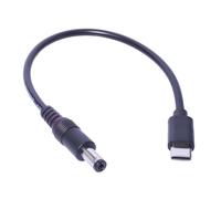 LLHCF Type C To DC5.5x2.5mm/DC5.5x2.1mm Male Power Cable Charging Cord For Tablets Phones 20cm/7.87inch