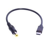 LLHCF Type C To DC5.5x2.5mm/DC5.5x2.1mm Male Power Cable Charging Cord For Tablets Phones 20cm/7.87inch