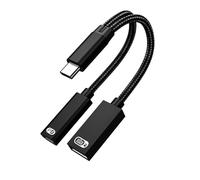 LLHCF Type C To USB Adapter & Charges Cable Aluminum 2 In 1 Splitter Supports 60W Charging For Phone Tablet Portable USB