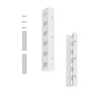 LLHCF Under Desk Laptop Mount Space Saving Organizers AntiSlip Silicone Pad For Secure Storage And Workspaces Optimization Aluminum Under Desk Mount