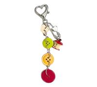 LLHCF Unique Button Phone Accessory Trend Phone Charm For Women Girls Beaded Keychain Bag Purse Backpack Wallet Decorations Craftsmanship