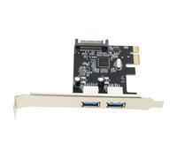 LLHCF Upgrades Your Computer With PCIE To 2port USB3.2 Gen1 Converters Card 5Gbps Speed PCIe To 2Port USB3.2 Gen1 Expansion