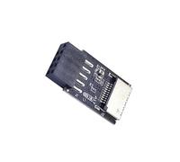 LLHCF USB 2.0 9 Pin To USB C Adapter Connector PC Internal Motherboard 9 Pin USB 2.0 Converters For Desktop Computer