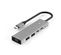 LLHCF USB Adapter UsbC Hub 5in 1 USB3.2 TypeC Docking Station Multiports Adapter For Smartphones Laptops Switches