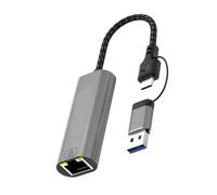 LLHCF USB And Type C Gigabit Ethernet Adapter 1000Mbps Fast Stable Networking Connection
