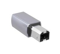 LLHCF USB C Female To Printer Male Adapter USB Type C To B Convert Connector Data Sync For Printer Electric Piano Type Female B Male Cable Converter