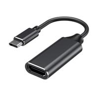 LLHCF USB C HDMIs Adapter 4K For Laptops High Resolution Video Output Aluminum Alloy/ABS Casting Better Heat Insulation USB C To HDMIs Adapter