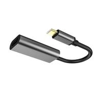 LLHCF USB C HDMIs Adapter 4K For Laptops High Resolution Video Output Aluminum Alloy/ABS Casting Better Heat Insulation USB C To HDMIs Adapter