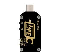 LLHCF USB C Meter Tester Voltages Current Power Charging Voltmeter Ammeter Multimeter Tester Measure Resistance Measurement