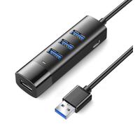 LLHCF USB C/USB Extension Cable Long USB Cable USB C Splitter 4 Port USB3.0 Adapter USB Adapter For Camera Phone PC Keyboards