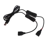LLHCF USB Extension Cable Cord With Individual On Off Switches Port Data Transfer For U-Disks Keyboards Mice USB Extension Cable With Double Power Switches