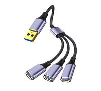 LLHCF USB Splitter Cable USB Power Adapter Male To Female Converter For Pc External Hard Drive Intermittent Keyboard