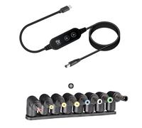 LLHCF USB Type C PD36-100W To DC5521 Power Cable 5-20V Adjustable Voltages For Wide Device Compatibility And Efficient Charging Safe Charging