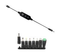 LLHCF USB Type C PD36-100W To DC5521 Power Cable 5-20V Adjustable Voltages For Wide Device Compatibility And Efficient Charging Safe Charging