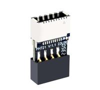 LLHCF USB2.0 9PIN Plug To TypeE 20Pin Socket Converter Adapter Drivefree Simple And Portable