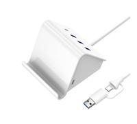 LLHCF USB3.0 And Type C Adapter With 3 USB Port And Type C Phone Stand 5Gbps Speed For Laptops And Desktops Adapter