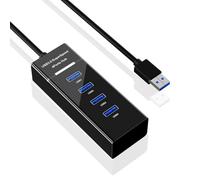 LLHCF USB3.0 Hubs 4Port Highly Speed Data Transfer & Charging Adapter For Multiple Devices With Plugs And Play Compatibility