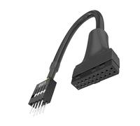 LLHCF USB3.0 To 2.0 Adapter Cable For New USB3.0 19pin Motherboards And Legacys 9Pin USB 2.0 Devices