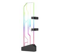 LLHCF VGA Bracket Hardened Glass GPU Stand Vertical Video Card Holder Space Saving And Efficient Cooling