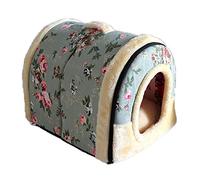 LLHCF Warm For Cave Bed For Indoor Cats Washable Self-Warming Beds Calming Tent House Puppies Small Dogs Non Slip Bott Beds Indoor Cats Washable