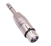 LLHCF XLR 3 Pin Male To 6.35mm 1/4" Male Adapter Stereo 6.35mm To XLR Plug Stereo Mic Connector For Microphone