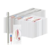 LLHQAMT Disposable Toothbrush, Toothbrush and Toothpaste for Travel, Comes with Hotel Dressing Table Set, Individually Packed, Suitable for Hotel, Home, Camping