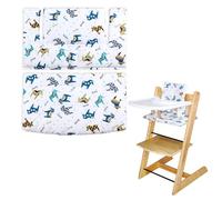 LLHQAMT For High Chair Cushion, Soft And Comfortable Baby Seat Cover With Cute Graphics, For Tripp Trapp Cushion Makes Baby Sitting Safer And More Comfortable (Cartoon Pony)