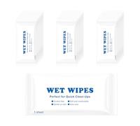 LLHQAMT Travel Wet Wipes Bulk, Individually Wrapped Wet Wipes, Easy To Carry, Quick To Clean Hands, Suitable For Restaurants, Barbecues, Travelling, Weddings And Homeless People (50 PCS)