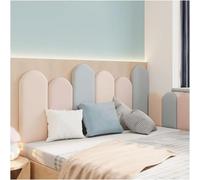 LLHTTDMBDFC Anti-Collision Wall Padding, Padded Wall Panels, 3D Anti-Collision Wall Padding, Soft Wall Stickers, Upholstered Soundproof Panel For Wall Decoration(A,80x50cm)