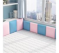 LLHTTDMBDFC Anti-Collision Wall Padding, Padded Wall Panels, 3D Anti-Collision Wall Padding, Upholstered Wall Panel, Self Adhesive Sponge Wall Sticker(B,240x30cm)
