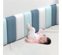 LLHTTDMBDFC Anti Collision Wall Padding, Padded Wall Panels, 3D Soundproof Wall Padding, Upholstered Anti-Collision Wall Panel, Decorative Protection Wall Stickers(120x50cm)